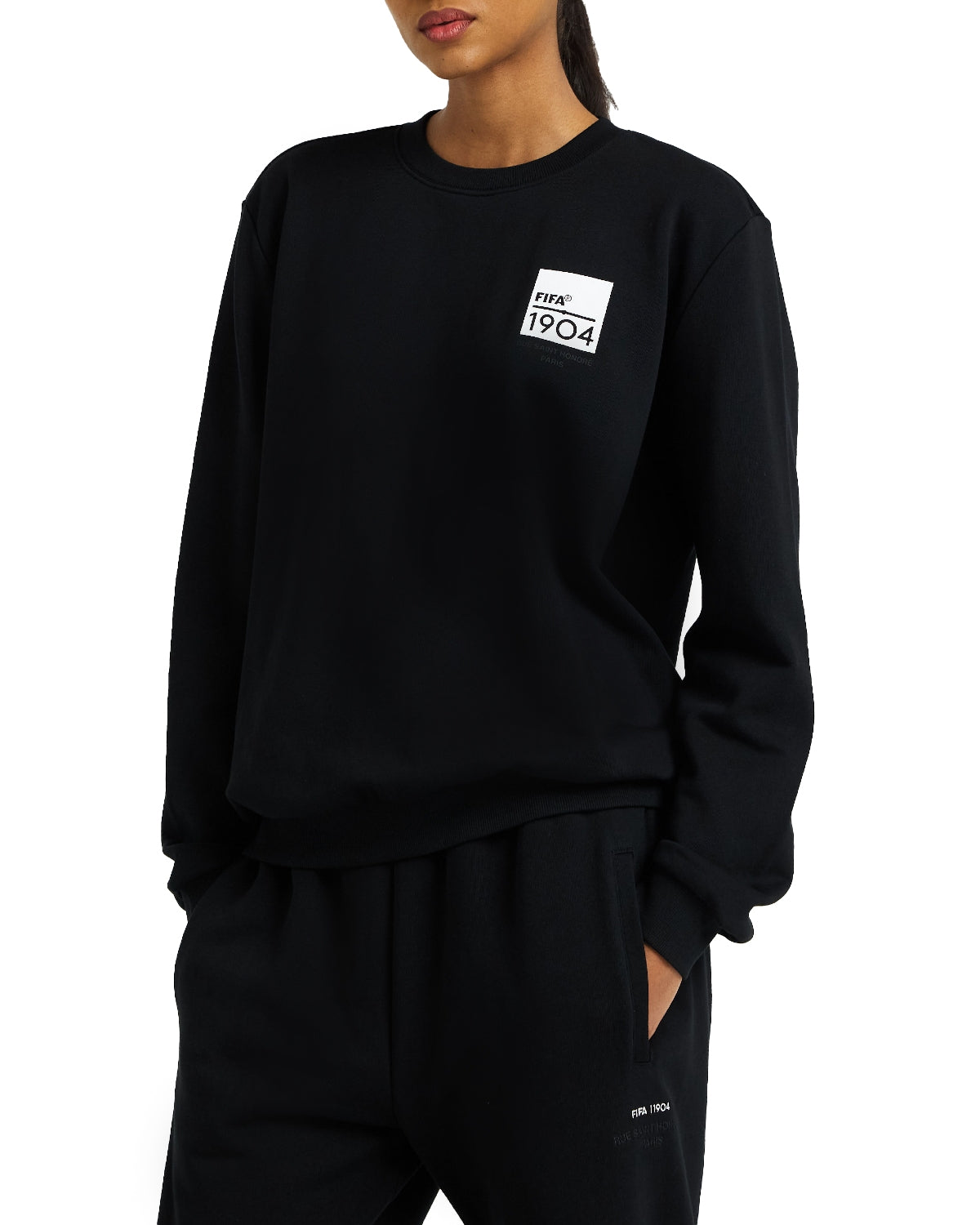 FIFA 1904 Black Square Crewneck - Unisex - Image 3