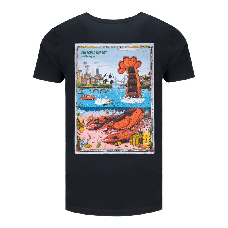FIFA World Cup 2026? Boston Poster Black T-Shirt - Unisex