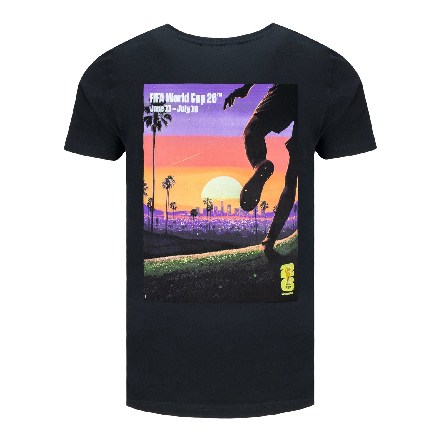 FIFA World Cup 2026? Los Angeles Poster Black T-Shirt - Unisex