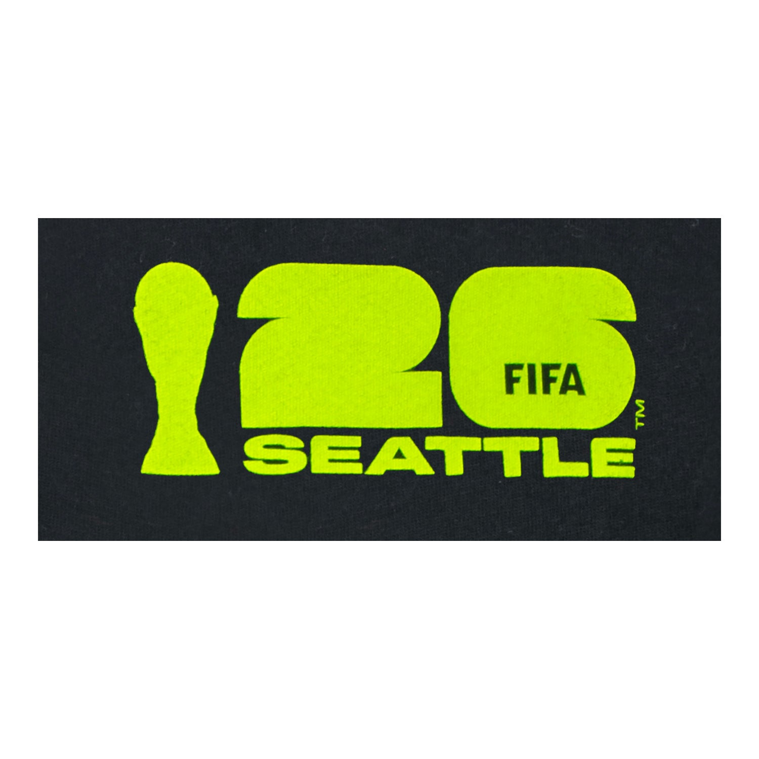 FIFA World Cup 2026? Seattle Poster Black T-Shirt - Unisex - Image 3
