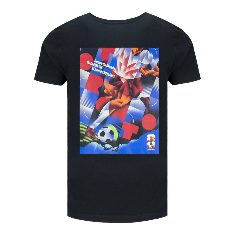 FIFA World Cup 2026? Toronto Poster Black T-Shirt [FRE] - Unisex