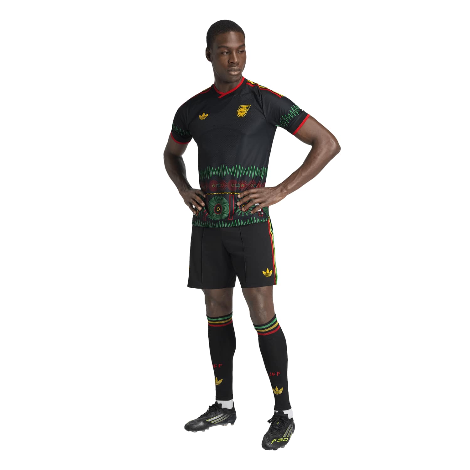 Jamaica 26 Away Authentic Jersey - Men's - Image 6