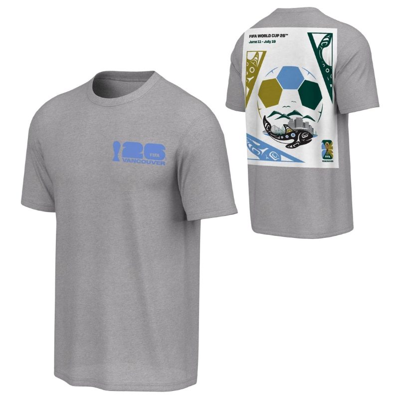 FIFA World Cup 2026? Vancouver Poster Grey T-Shirt [ENG] - Unisex