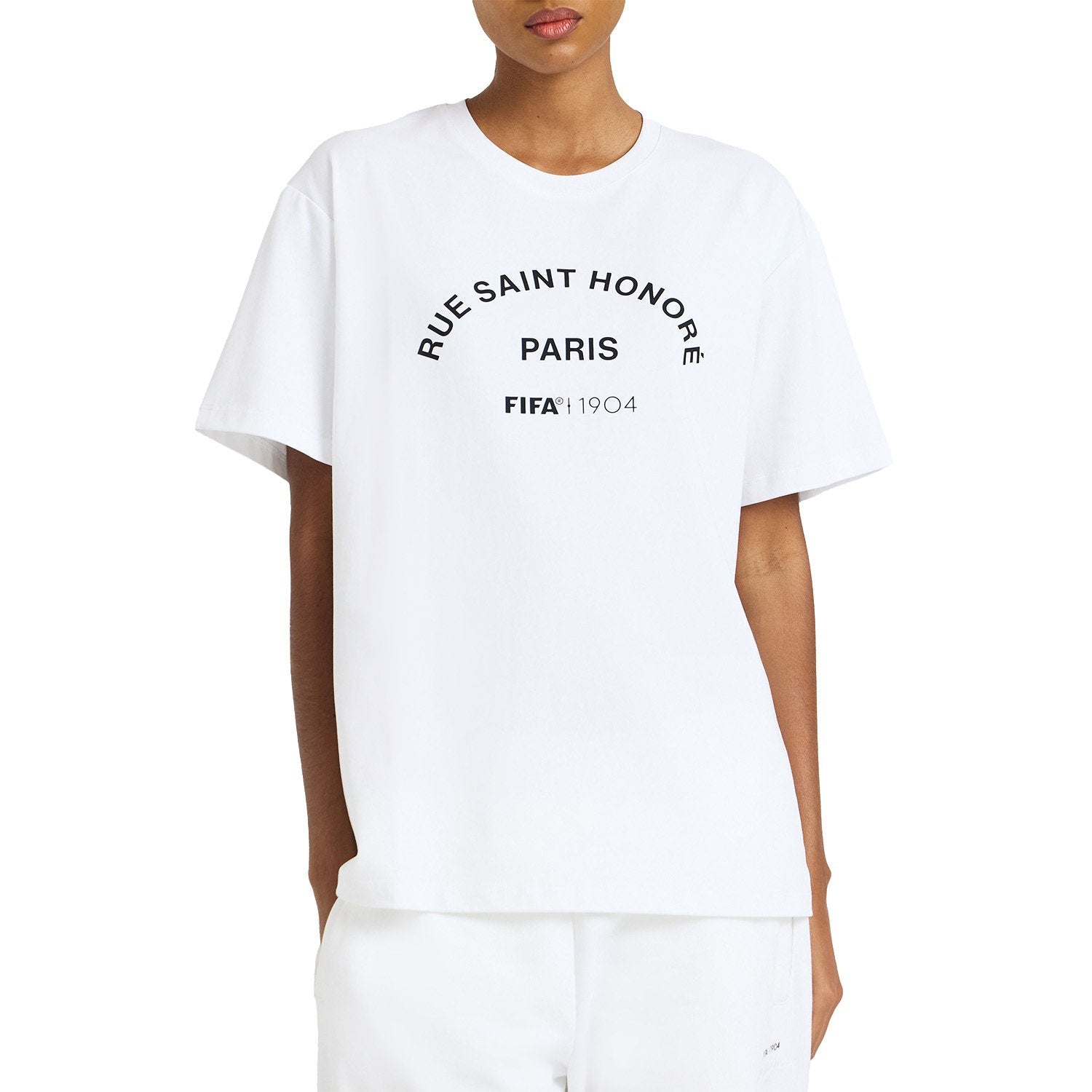 FIFA 1904 Arch Graphic White T-Shirt - Unisex - Image 2