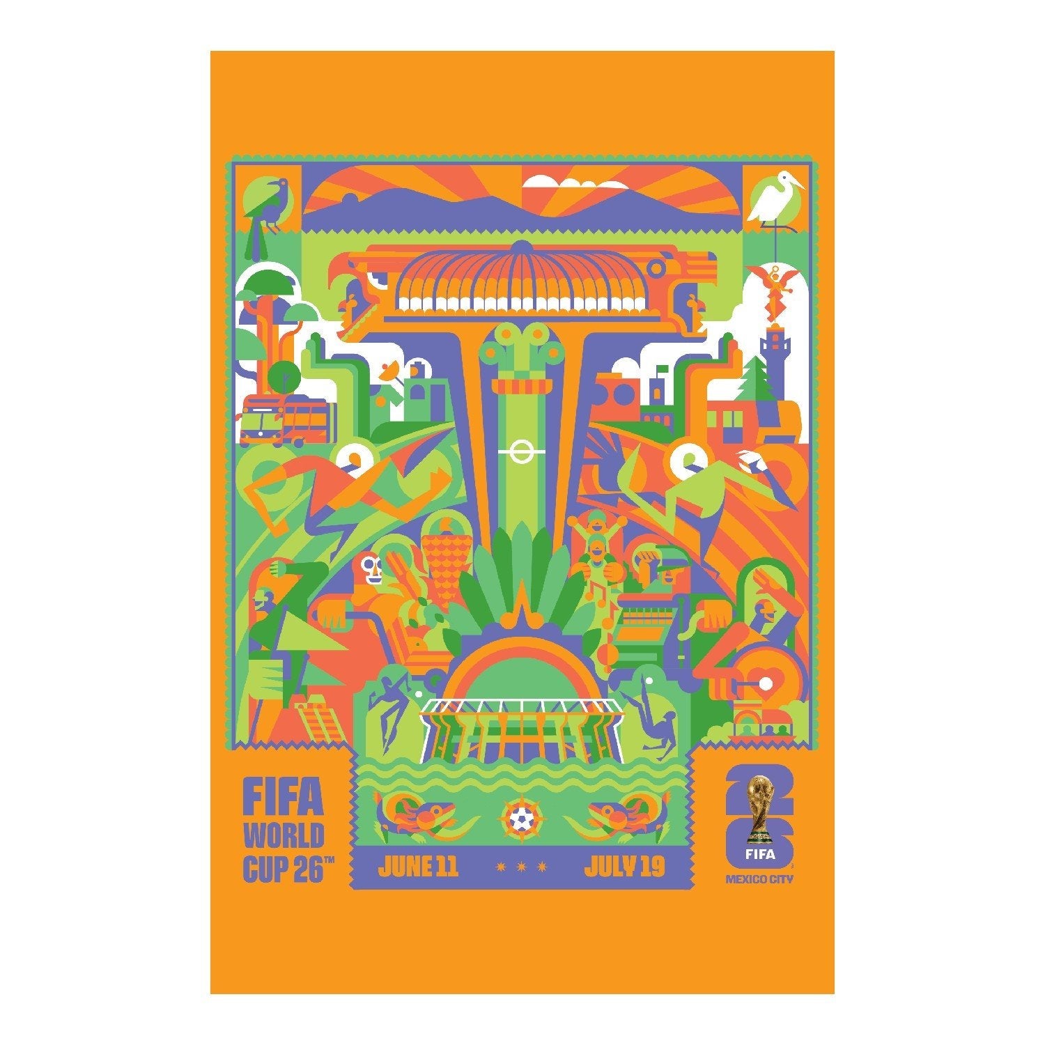FIFA World Cup 2026? Mexico City Host City Poster