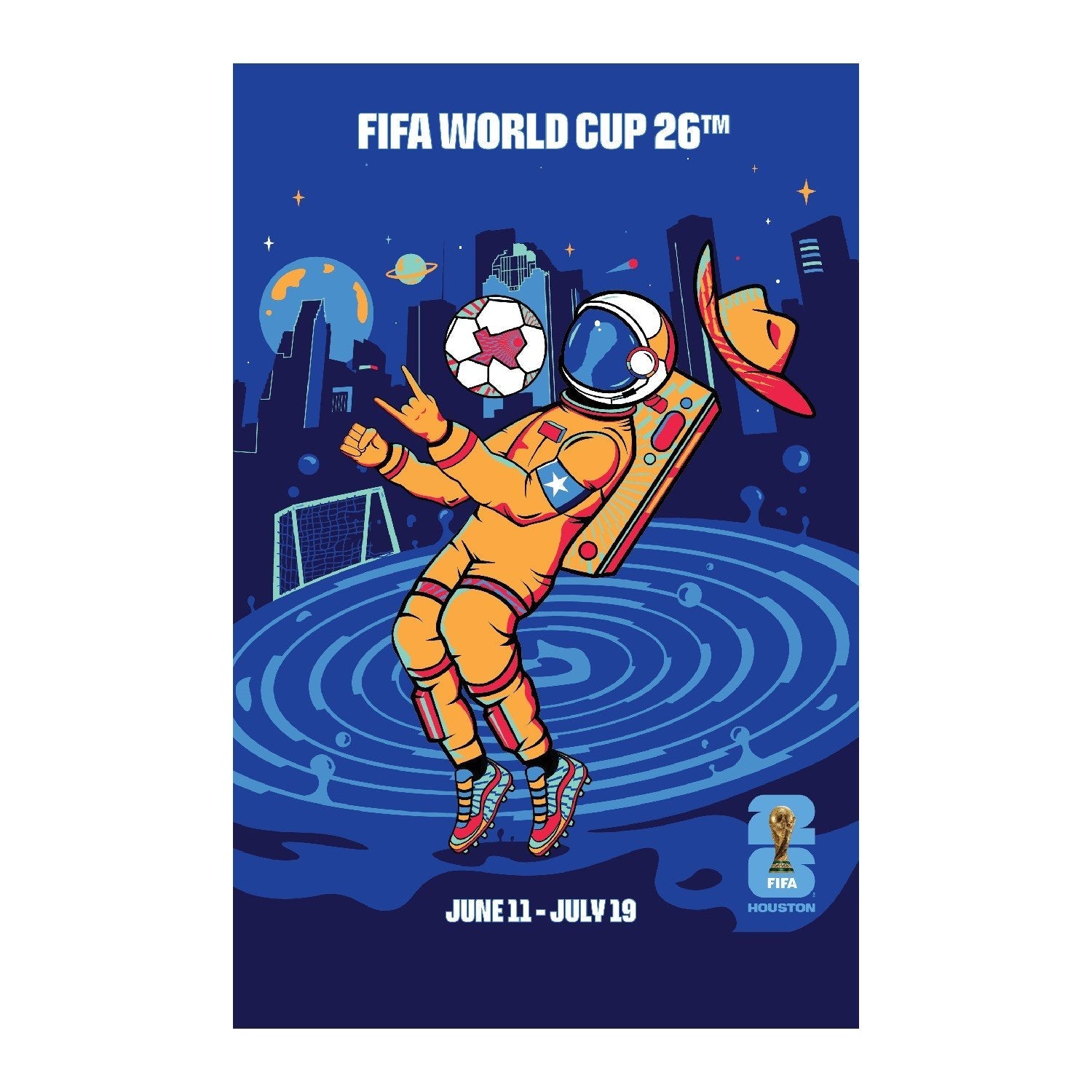 FIFA World Cup 2026? Houston Host City Poster