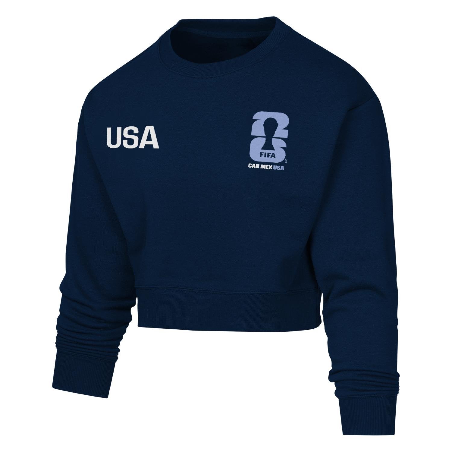 FIFA World Cup 2026? USA Emblem Crew Crop Sweatshirt - Women's
