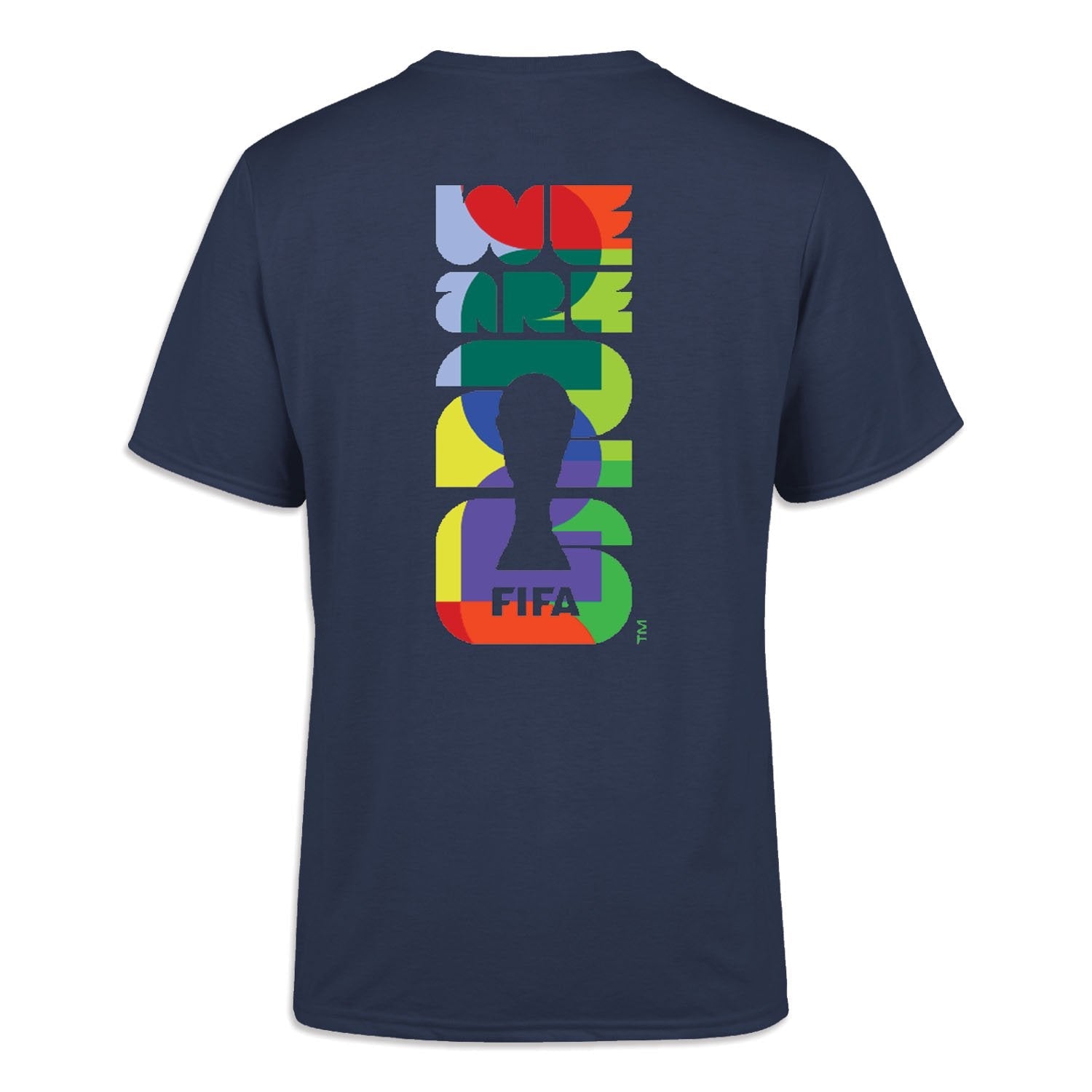 FIFA World Cup 2026? Vertical Abstract Navy T-Shirt - Unisex - Image 2