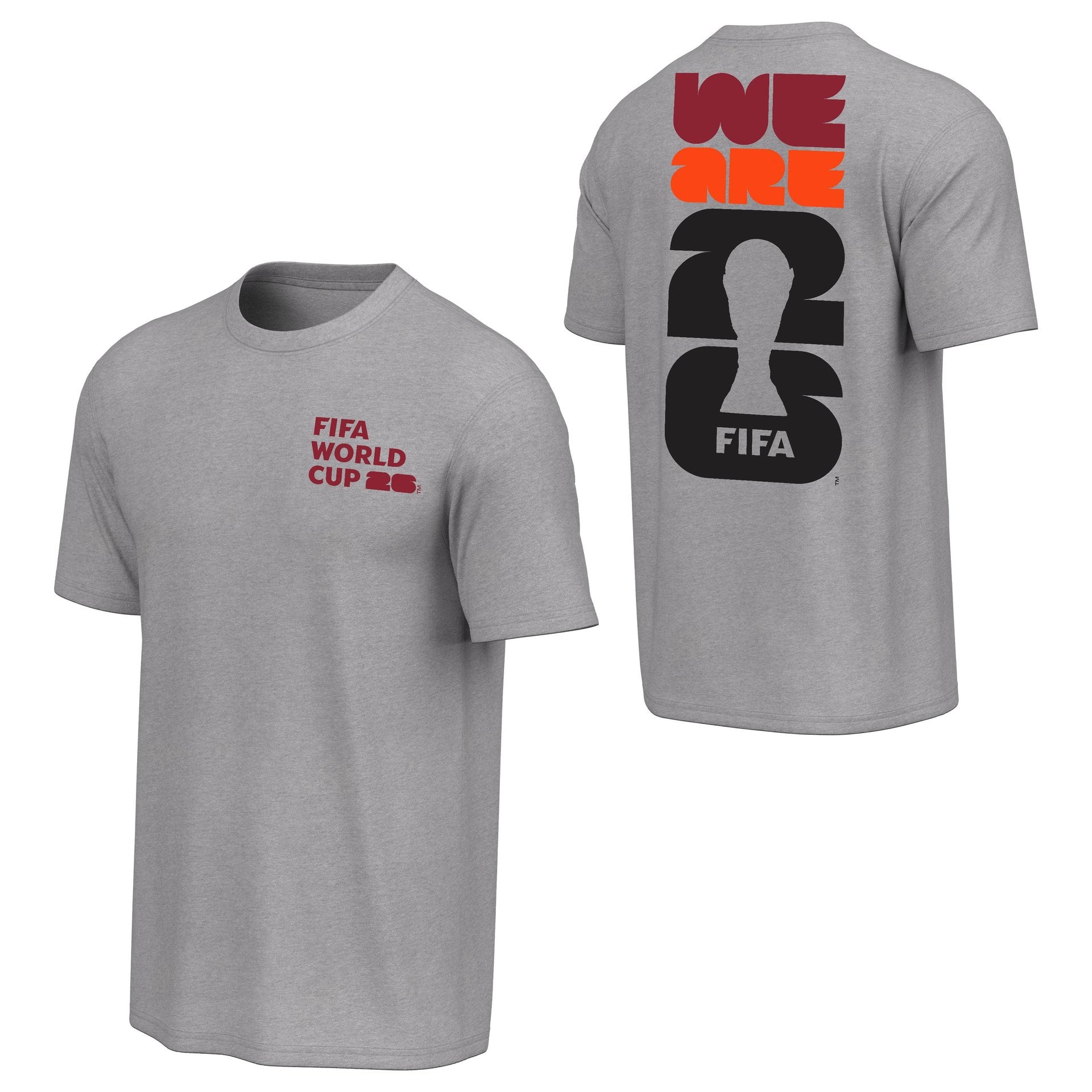 FIFA World Cup 2026? 'We Are' 26 Bold Grey T-Shirt - Unisex - Image 2