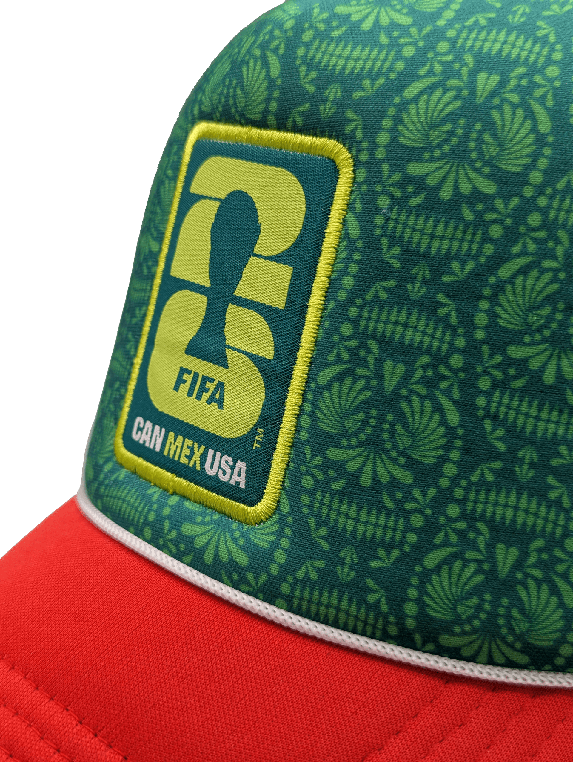 FIFA World Cup 2026? Emblem Mexico Foam Trucker Hat - Image 3