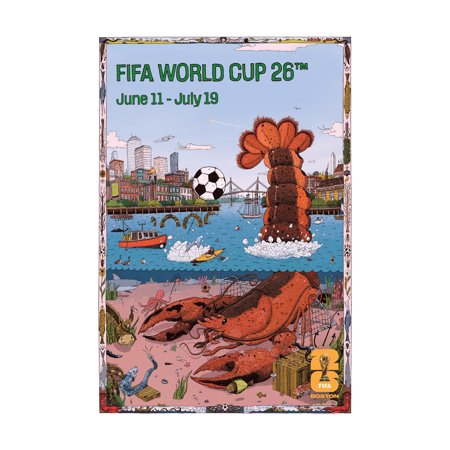 FIFA World Cup 2026? Boston Host City Poster